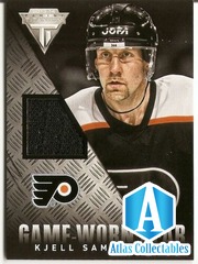 2013-14 Panini Titanium Game Worn Gear #GG-KJS Kjell Samuelsson